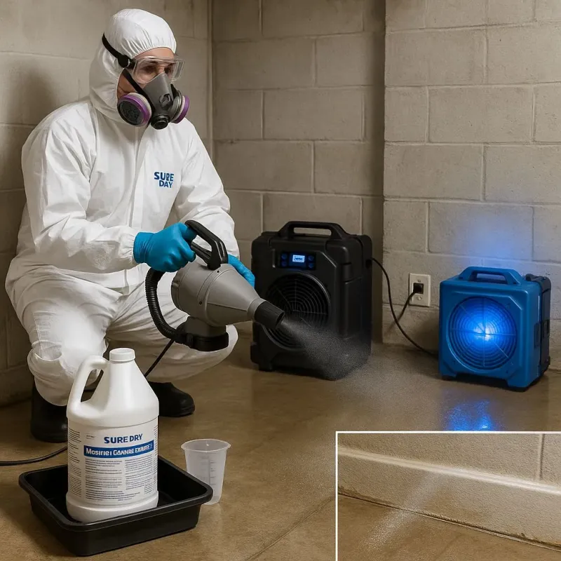 Sanitization and Odor Removal process in Lantana, FL